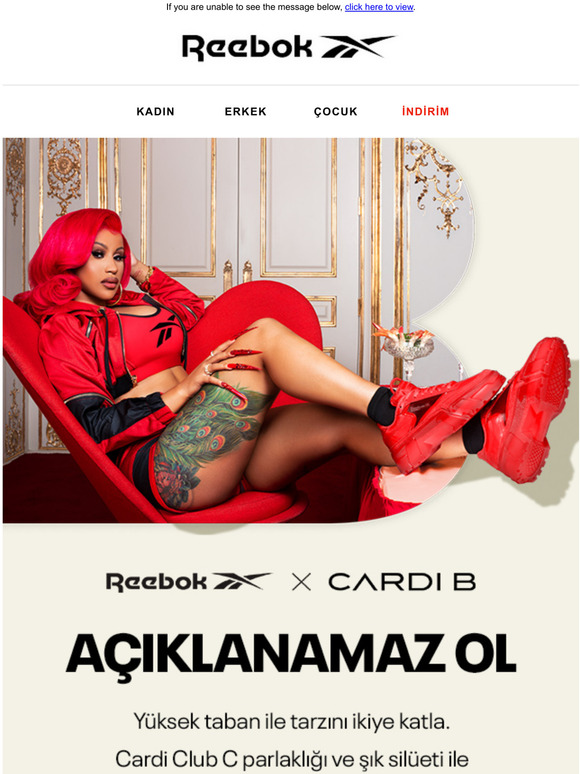 Reebok x Cardi B Koleksiyonu Reebok Online Shop’ta Seni Bekliyor!