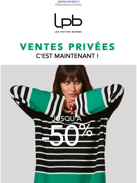 Ventes privées les petites bombes hot sale