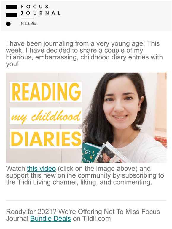 Reading My Childhood Journal 🙈 + Bundle Price Focus Journals!
