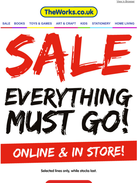 The Works 📣SALE InStore & Online Today📣 Milled