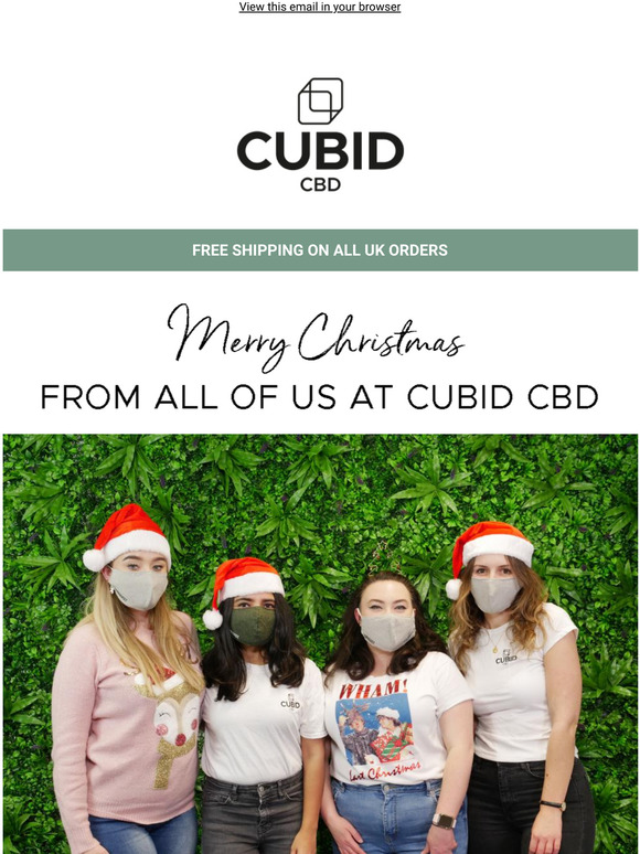 Merry Christmas from CUBID CBD ✨