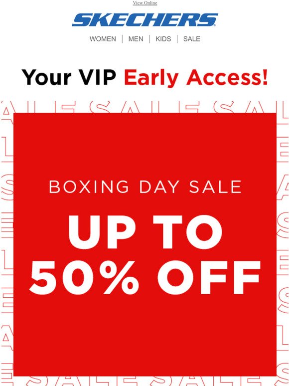 Skechers: Boxing Day Sale Starts NOW 