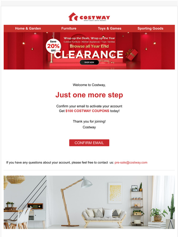 Costway：Just one more step Milled