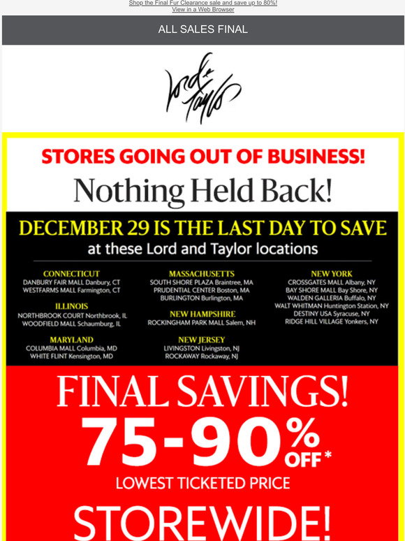 Lord &amp; Taylor Email Newsletters: Shop Sales, Discounts, and Coupon Codes