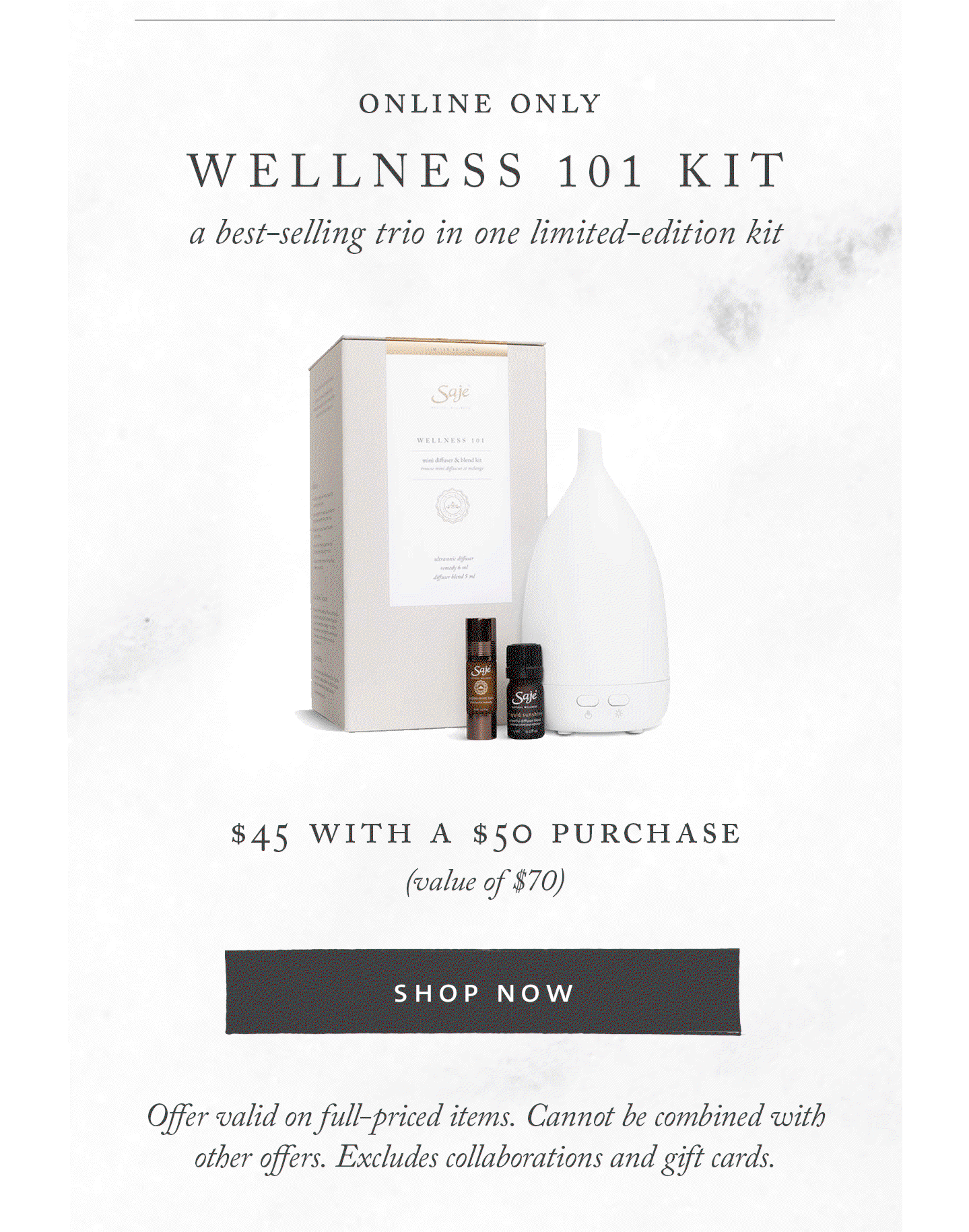 Saje Natural Wellness: Up to 40% off everything starts now | Milled