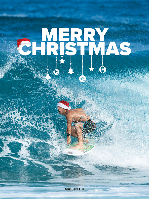 Rip Curl Australia Merry Christmas Milled
