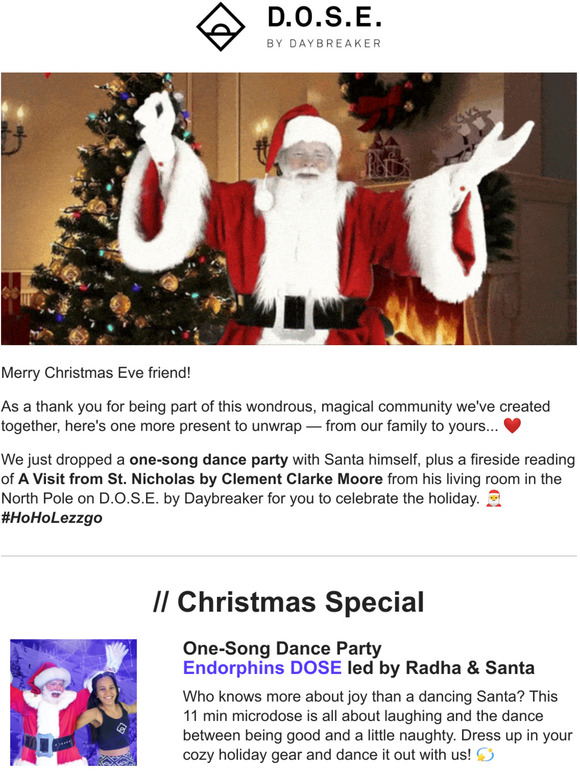 Daybreaker From Our Family To Yours Milled