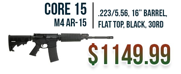 Core 15 M4 AR-15 available at Impact Guns!