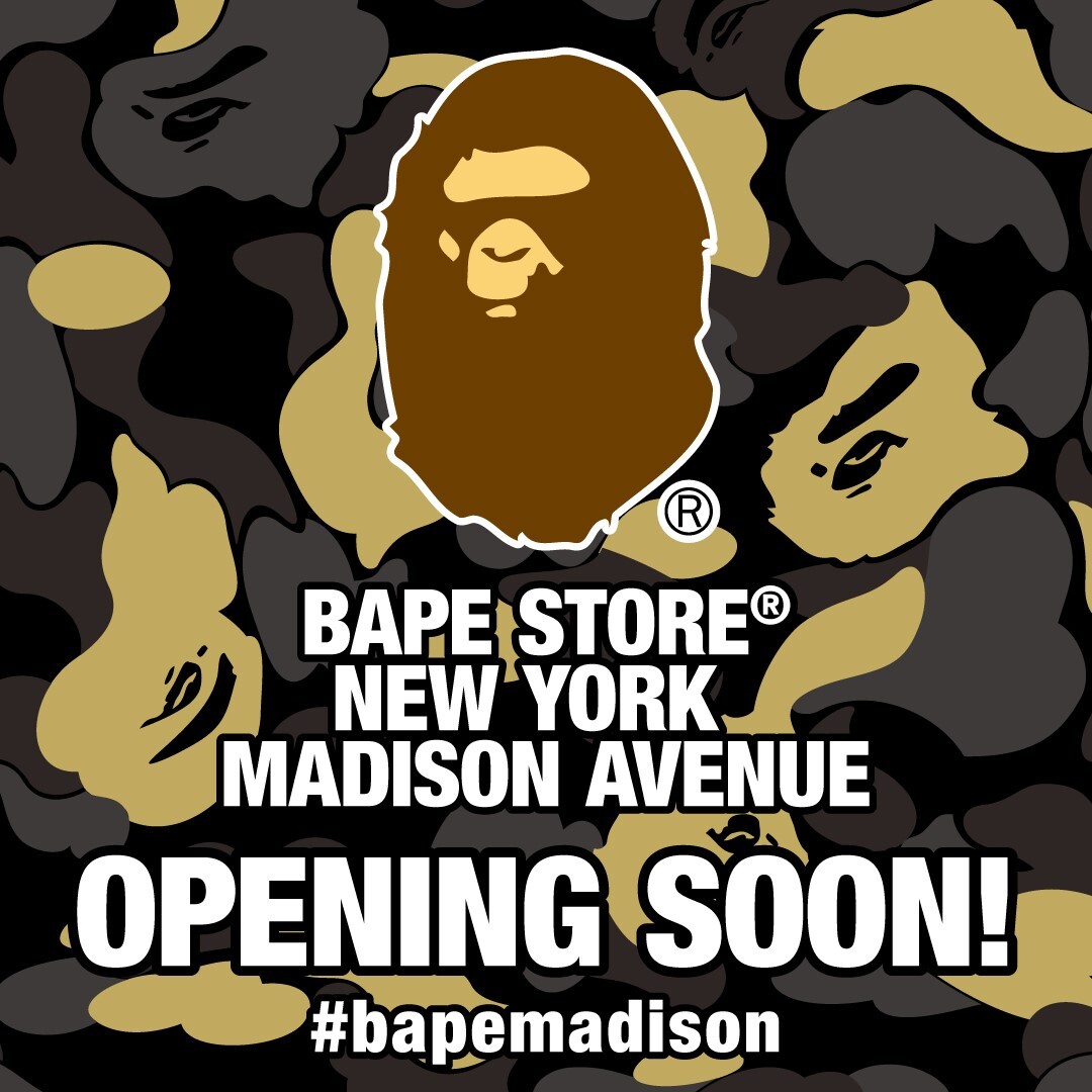 A Bathing Ape BAPE STORE® NEW YORK MADISON AVE OPENING Milled