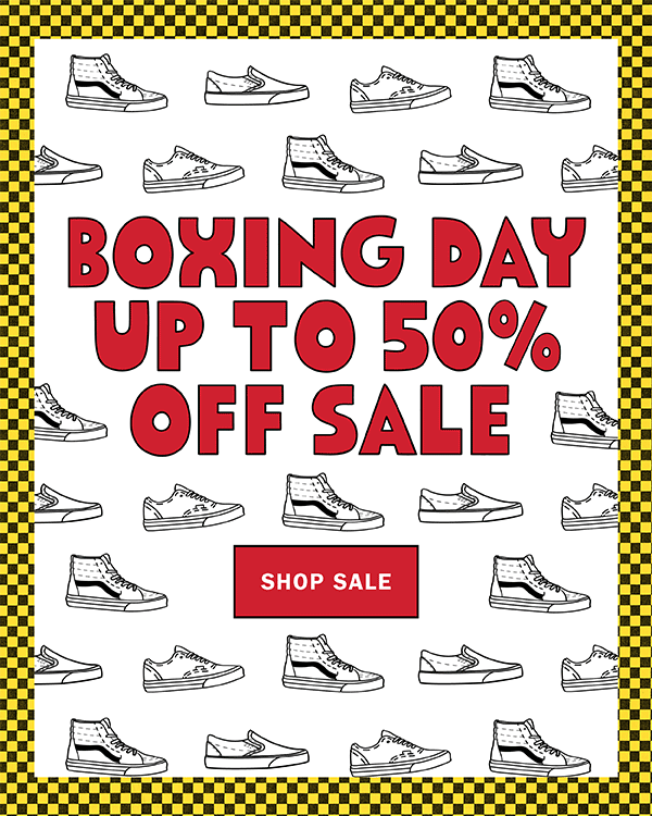 Off Vans 🏁 Boxing Day Sale 
