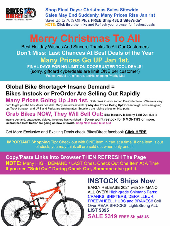 bikesdirect coupon