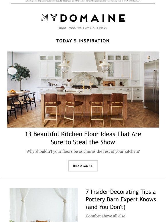 MyDomaine: 13 beautiful kitchen floor ideas you need to see | Milled