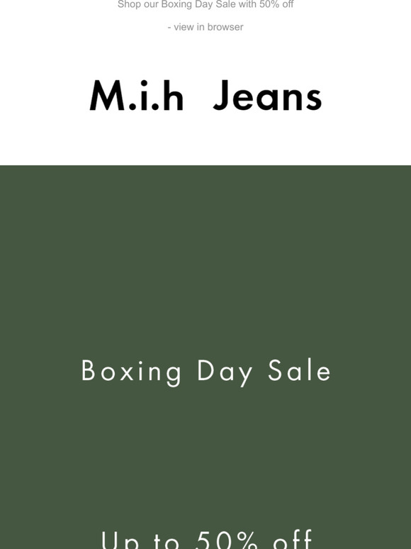 Boxing Day Sale starts now!