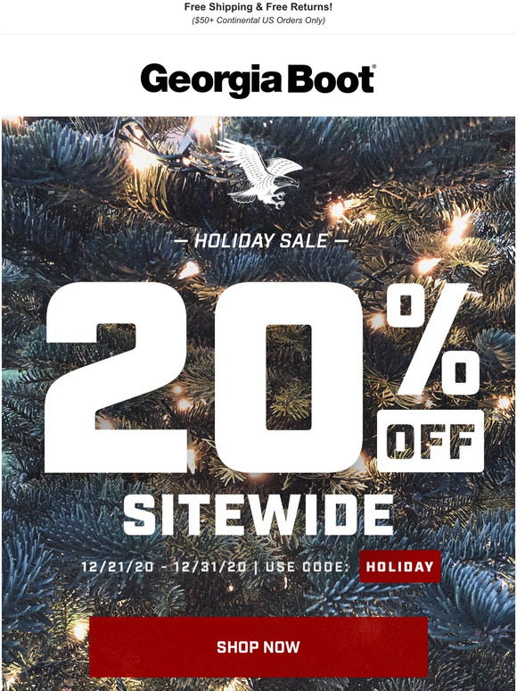 georgia boot coupon