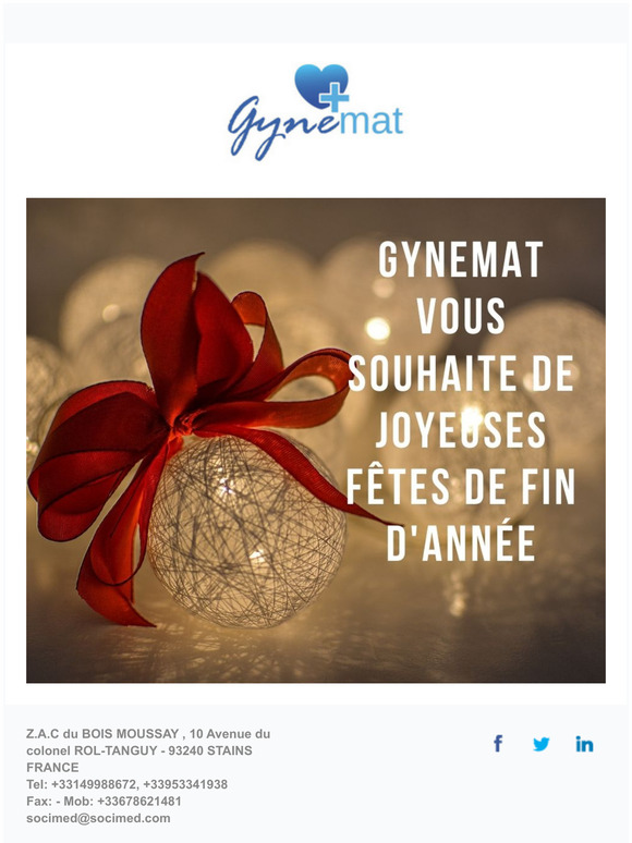Joyeuses fêtes de fin d'année