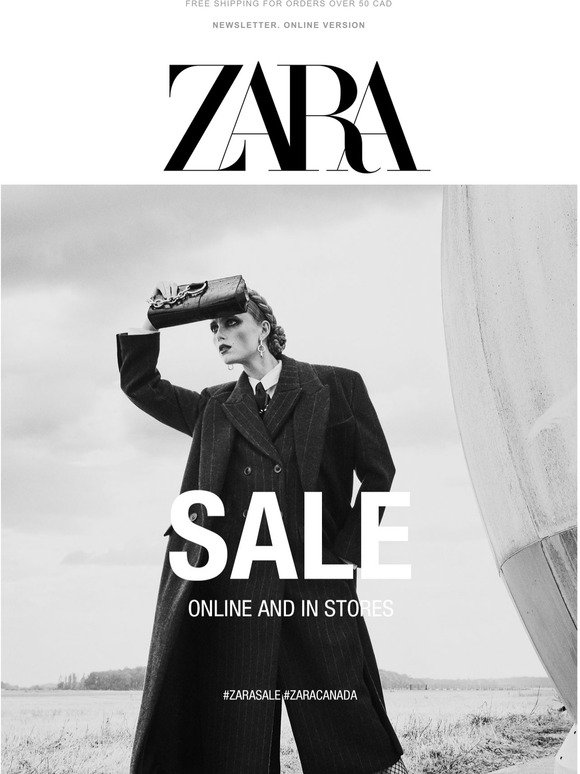 Zara Canada: SALE now in stores and online