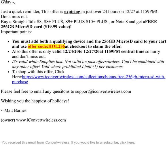 EXPIRING SOON: Special Offer for -