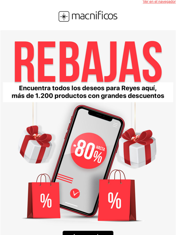 Rebajas: disfrútalas ahora y acaba bien el año.