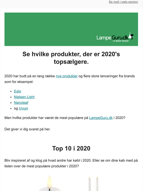 Top 10: Se hvilke produkter, der er 2020's topsælgere