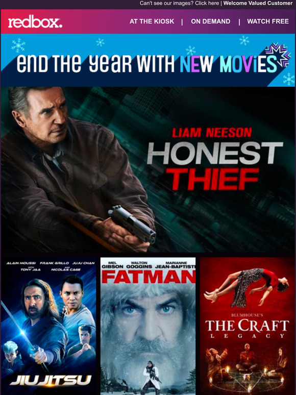 Redbox Instant By Verizon Honest Thief New At The Kiosk Milled