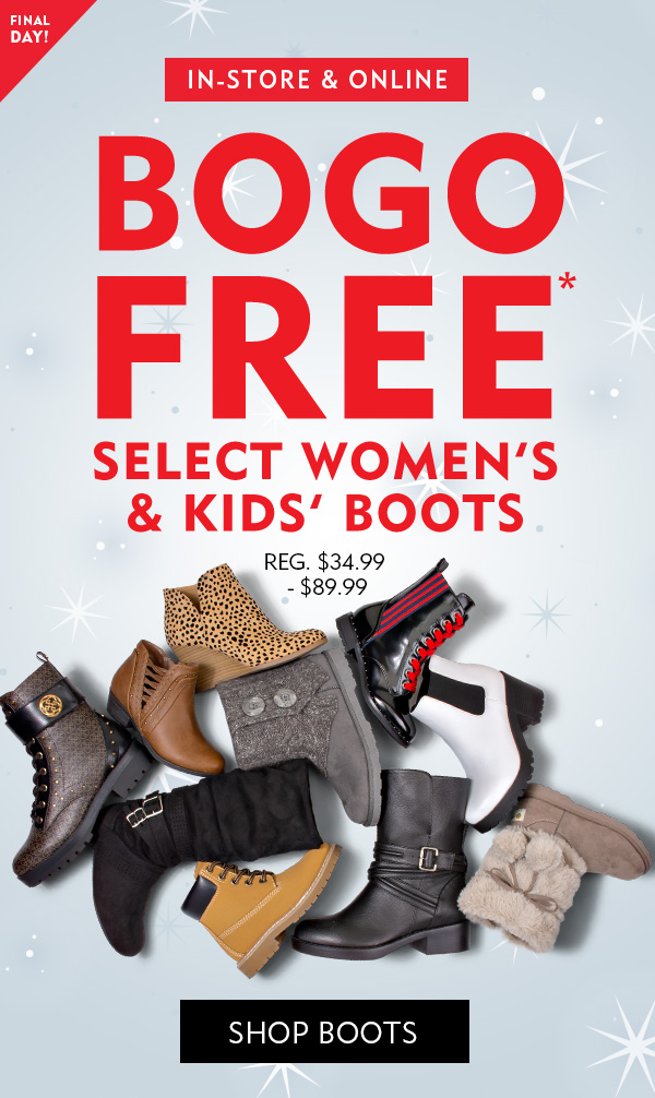 bogo free boots