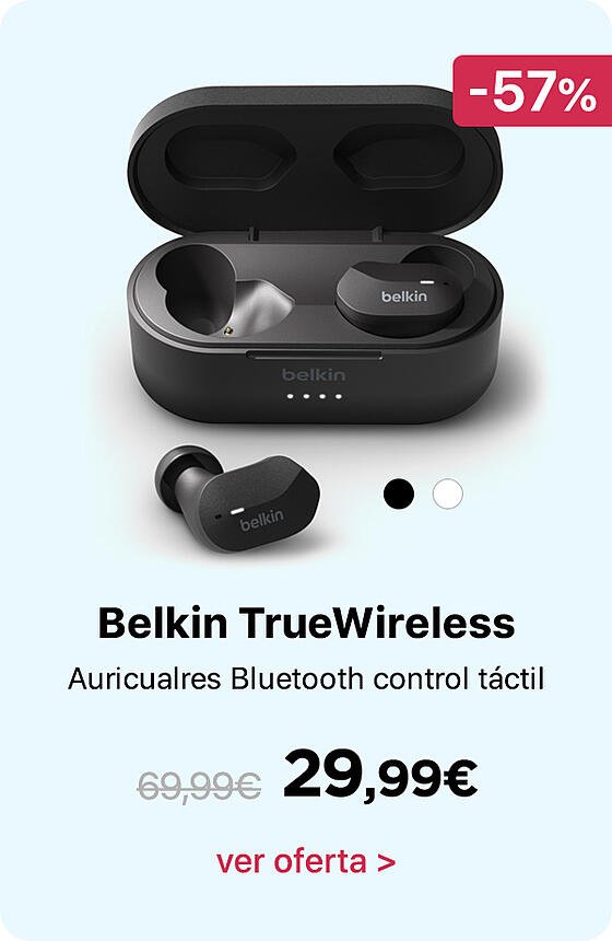 Belkin SoundForm True Wireless Auriculares Blanco