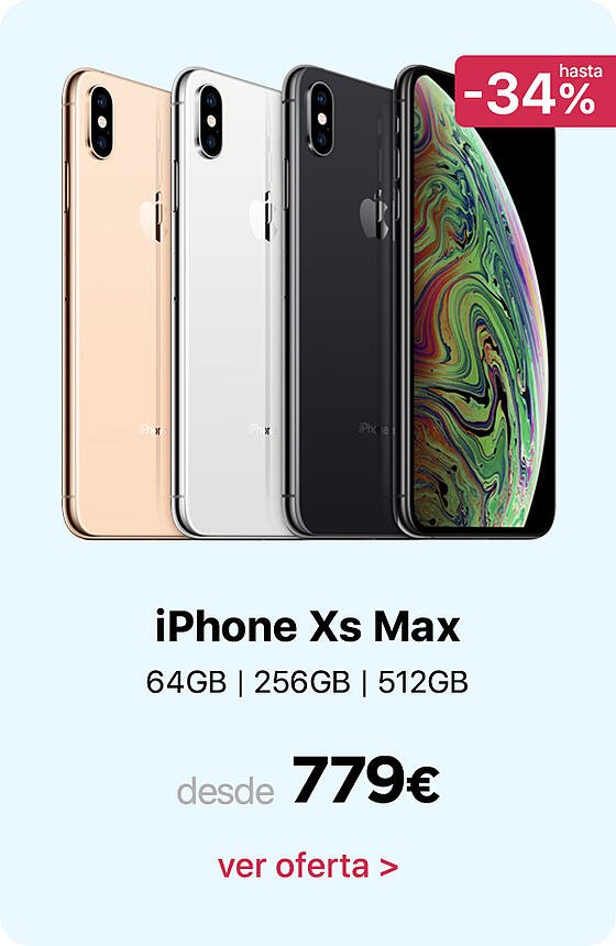 iPhone xs Max rebajado 