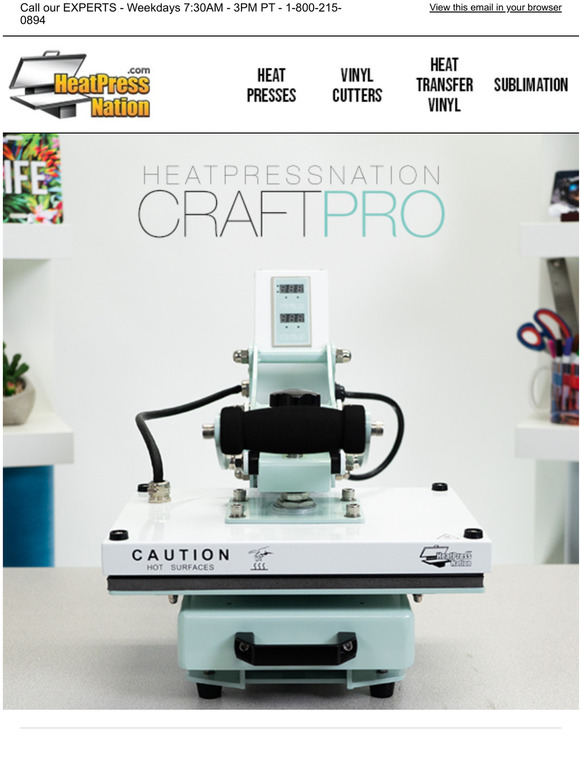 heat press nation HPN CraftPro Heat Presses Back in Stock! Milled