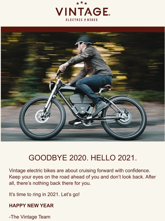 Ride into 2021 with Vintage style