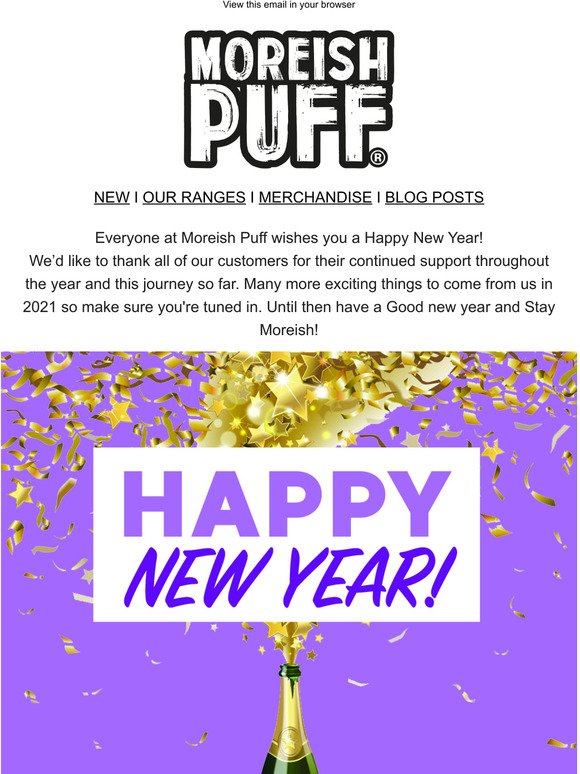 Happy New Year from the Moreish Puff Team! 🌍❤