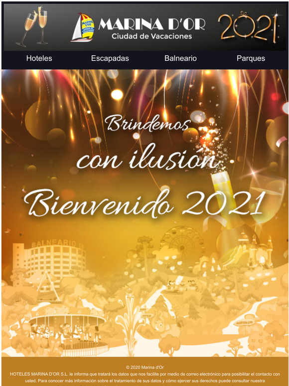 ¡Marina d'Or te desea un Feliz 2021!  🎉