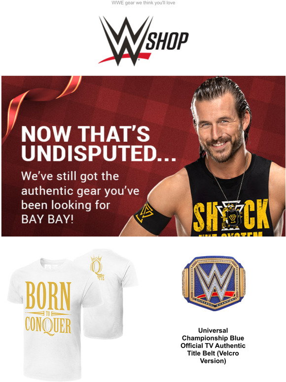 WWE Shop You re About To Open Something Special Finalize Your Wishlist Milled