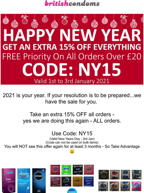 New Year - New Savings! 🎉  🎉 