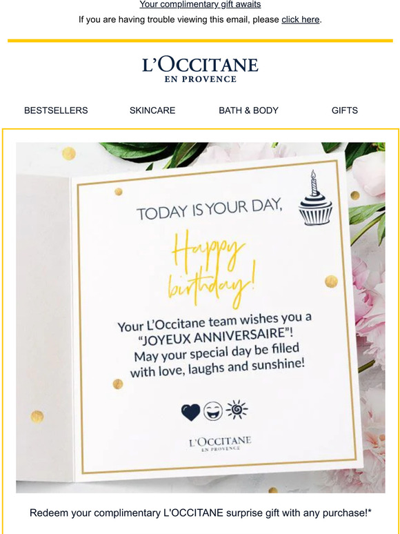 L Occitane Email Newsletters Shop Sales Discounts And Coupon Codes