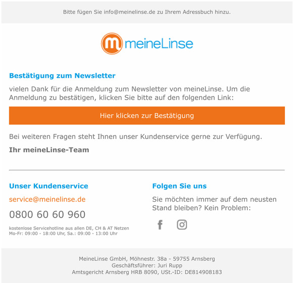 Anmeldung zum Newsletter