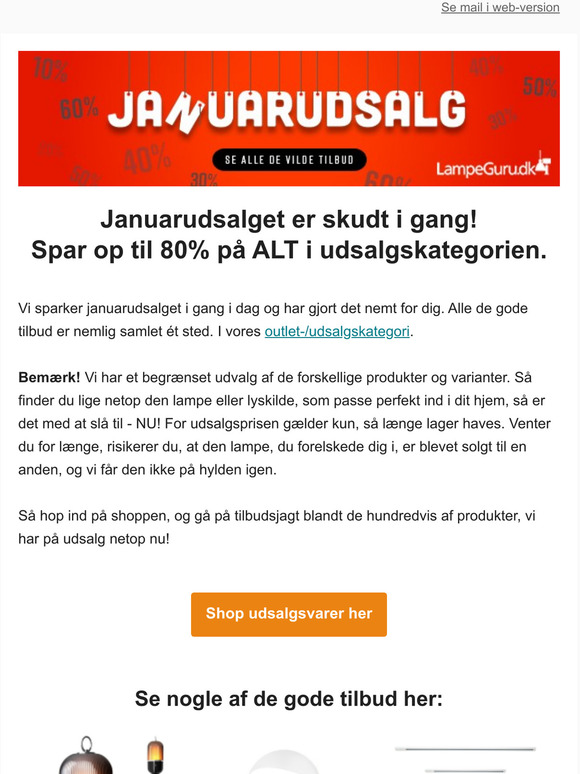 💥 Januarudsalget er skudt i gang!