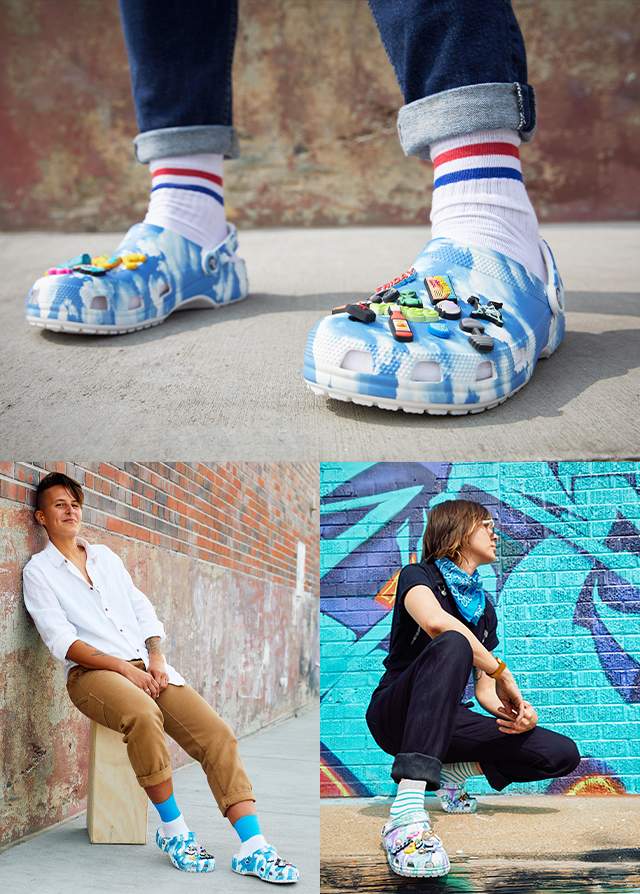 crocs chaussette