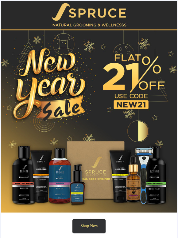 Start 2021 in Style! Flat 21% OFF Sitewide