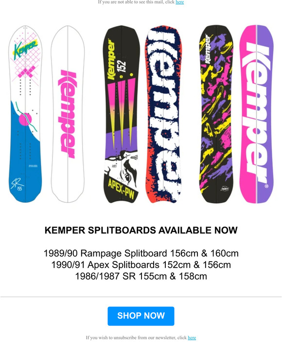 kemper snowboards investment