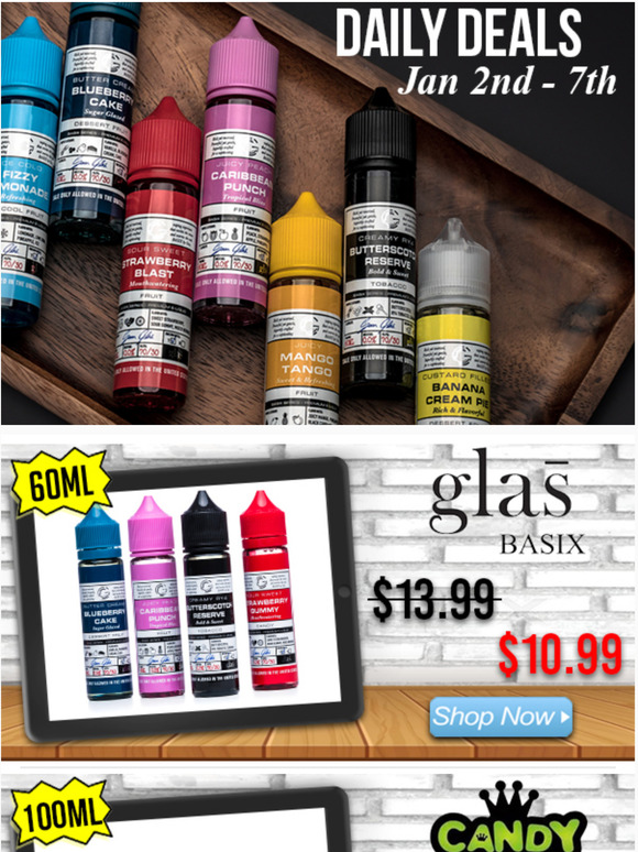 Daily Deals: Glas $10.99, ORGNX $10.99, Candy King $11.99