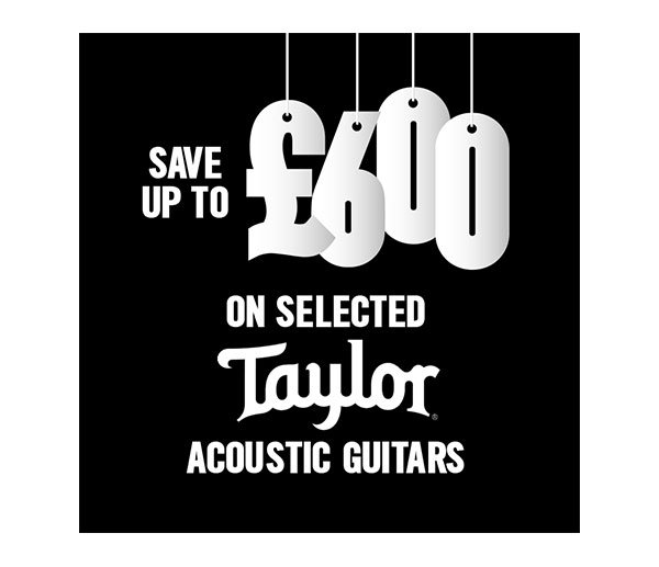 Save up to £600 on selected acoustic guitars.