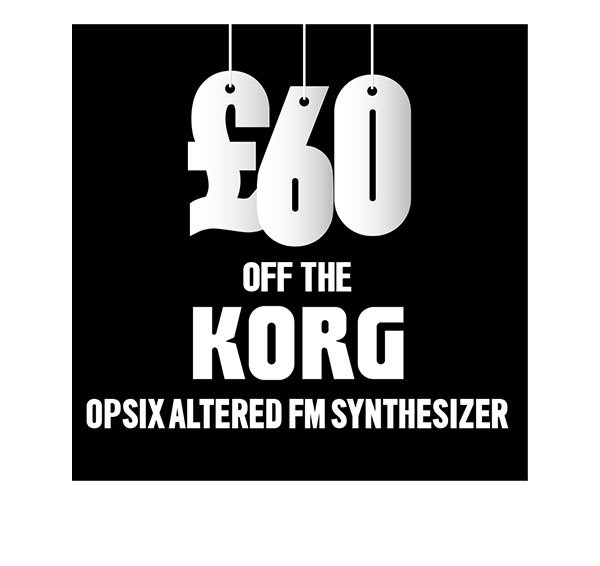 £60 off the Korg Opsix Altered FM synthesizer.