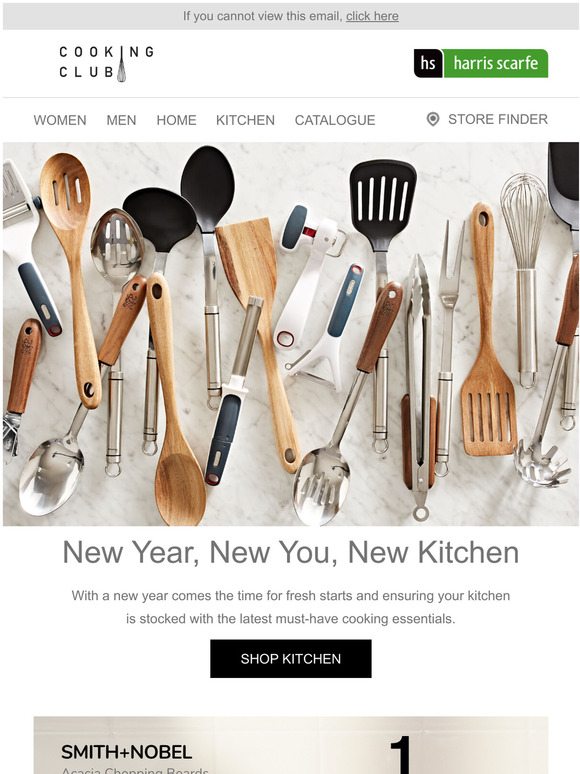 Harris Scarfe Fresh starts in the kitchen this new year Milled