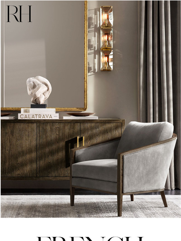 Restoration Hardware Explore the French Contemporary Collection by the