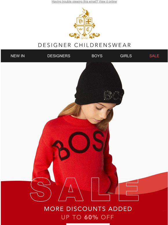 designer childrenswear sale