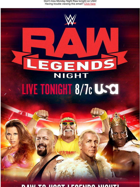 wwe raw legends night