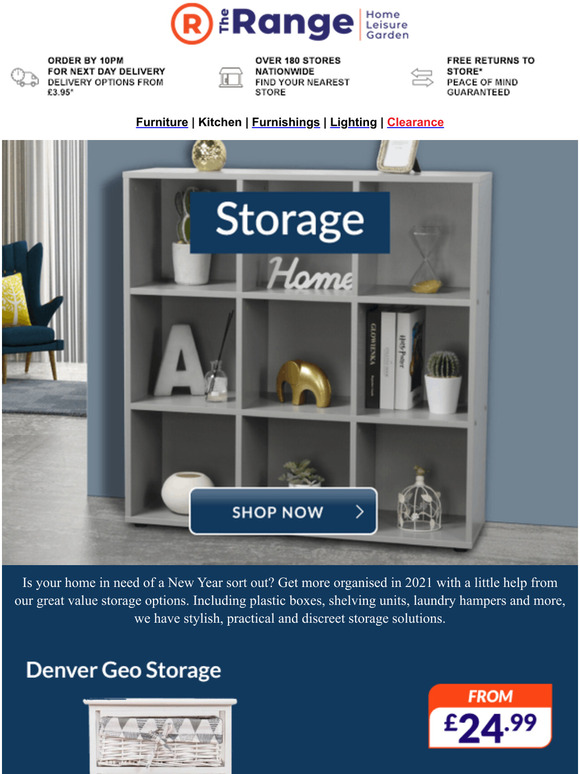 The Range Get Your Home Organised in 2021 With Our Storage Solutions