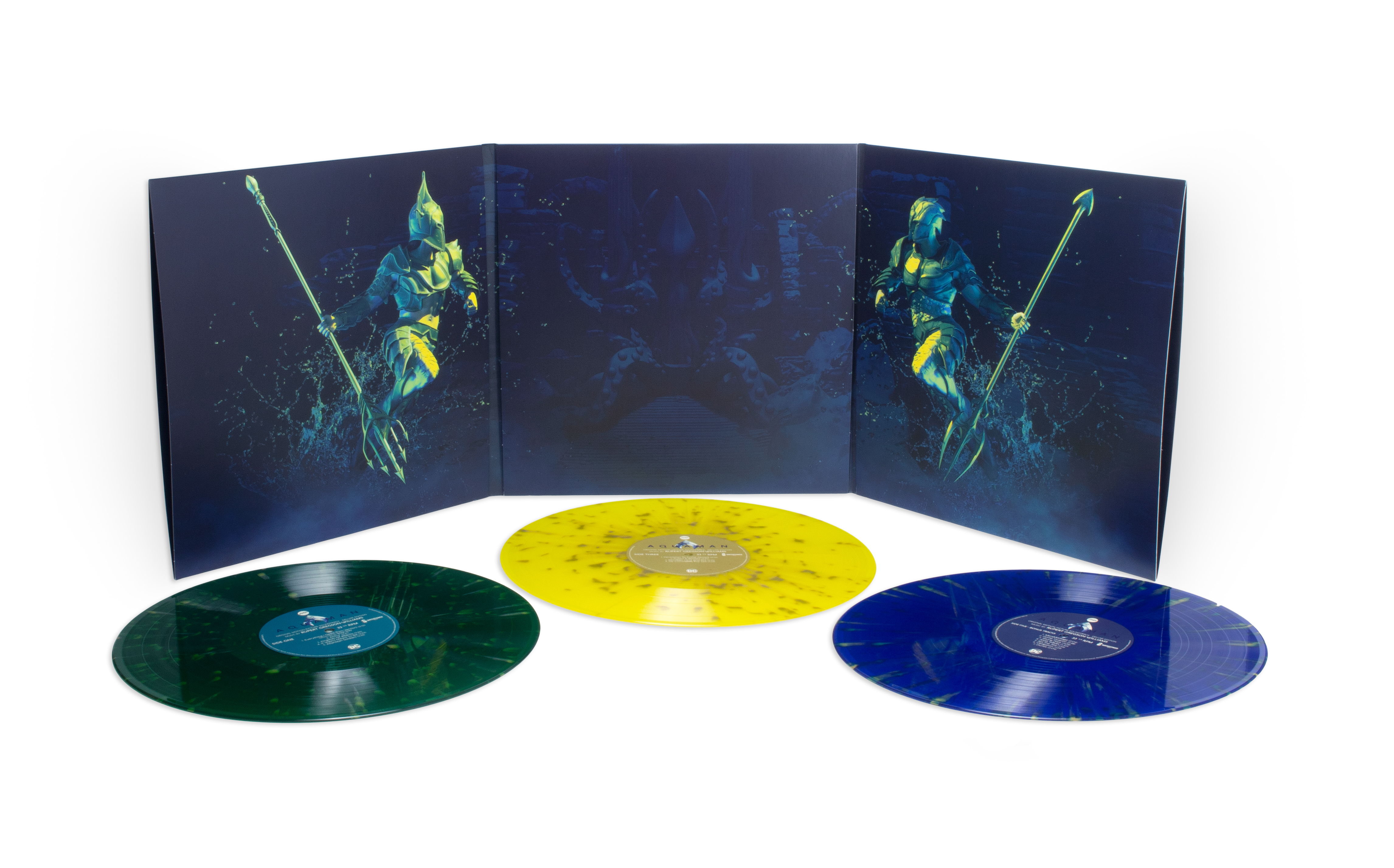 Mondo Music Monday Aquaman Deluxe Edition 3xlp With More Dc On The Way Milled