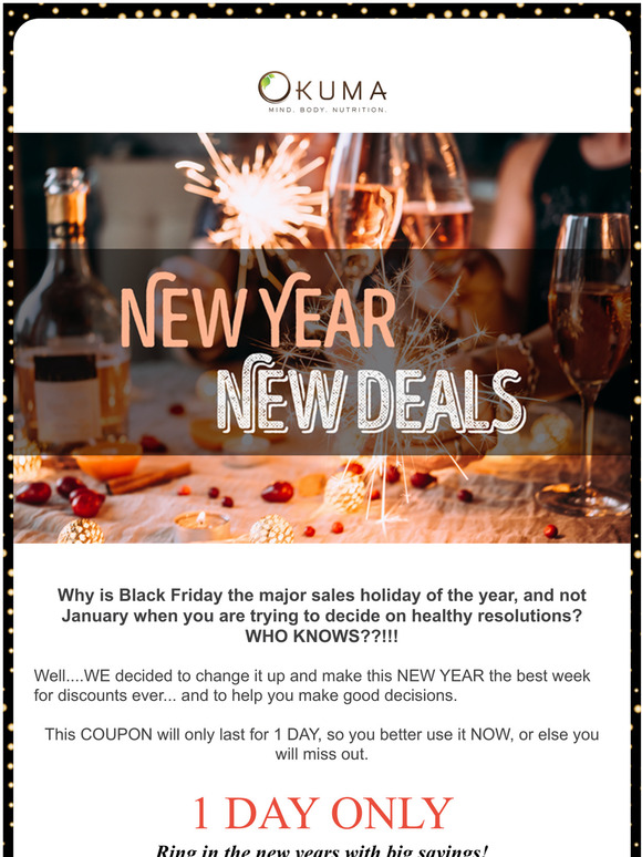 1 DAY ONLY SALE: Better than ANY Black Friday.