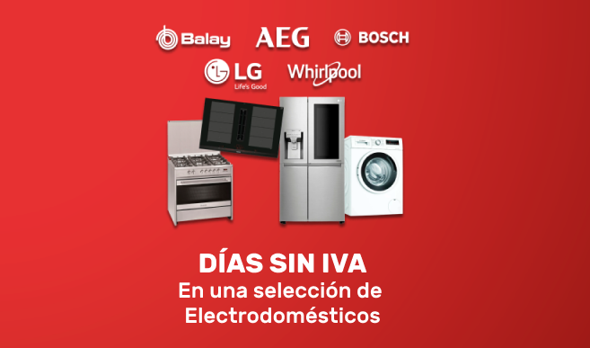 Worten: ☃ DÍAS SIN IVA en Electrodomésticos y LG TV WEEK | Milled